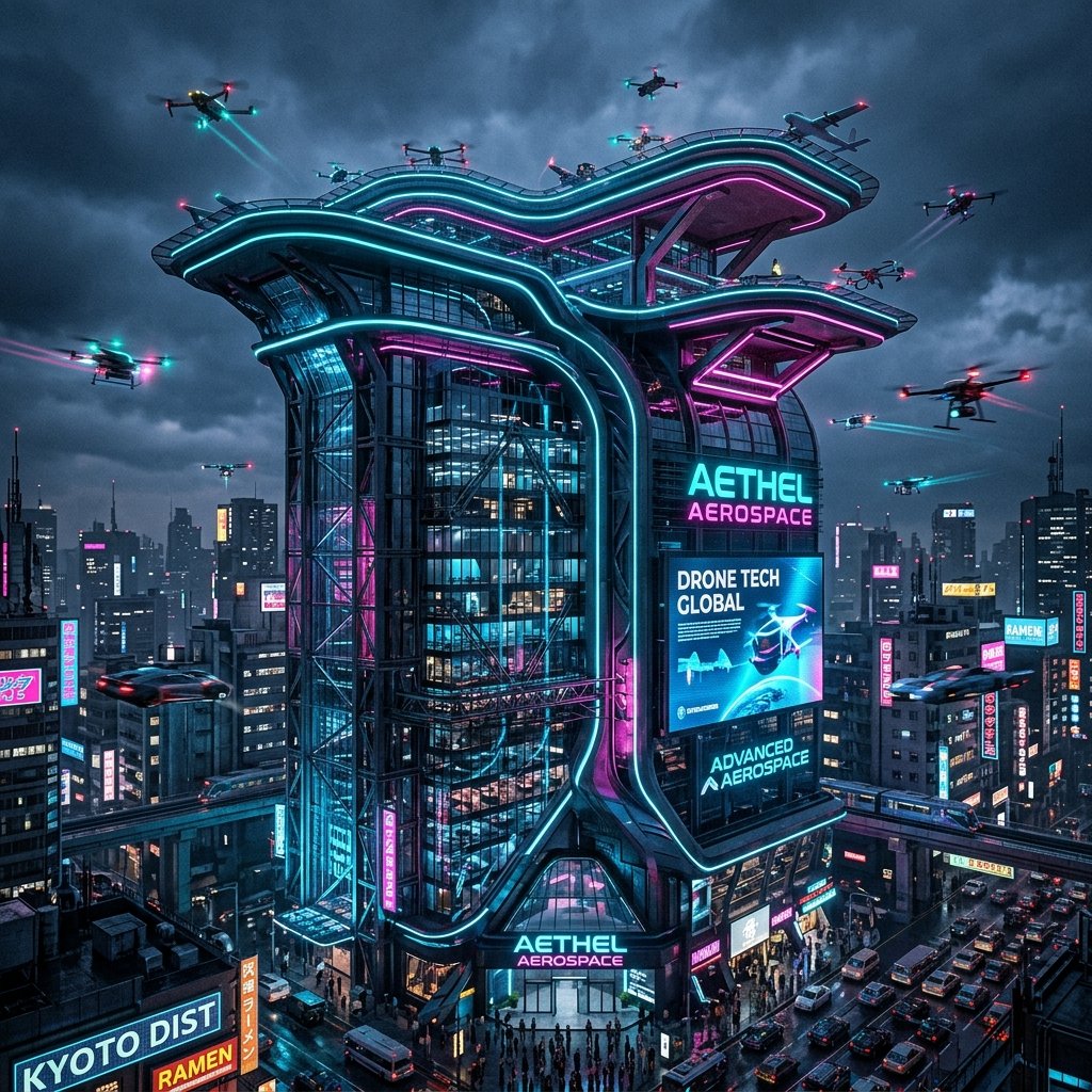 Air Vulture Global Headquarters - Advanced Robotics Facility